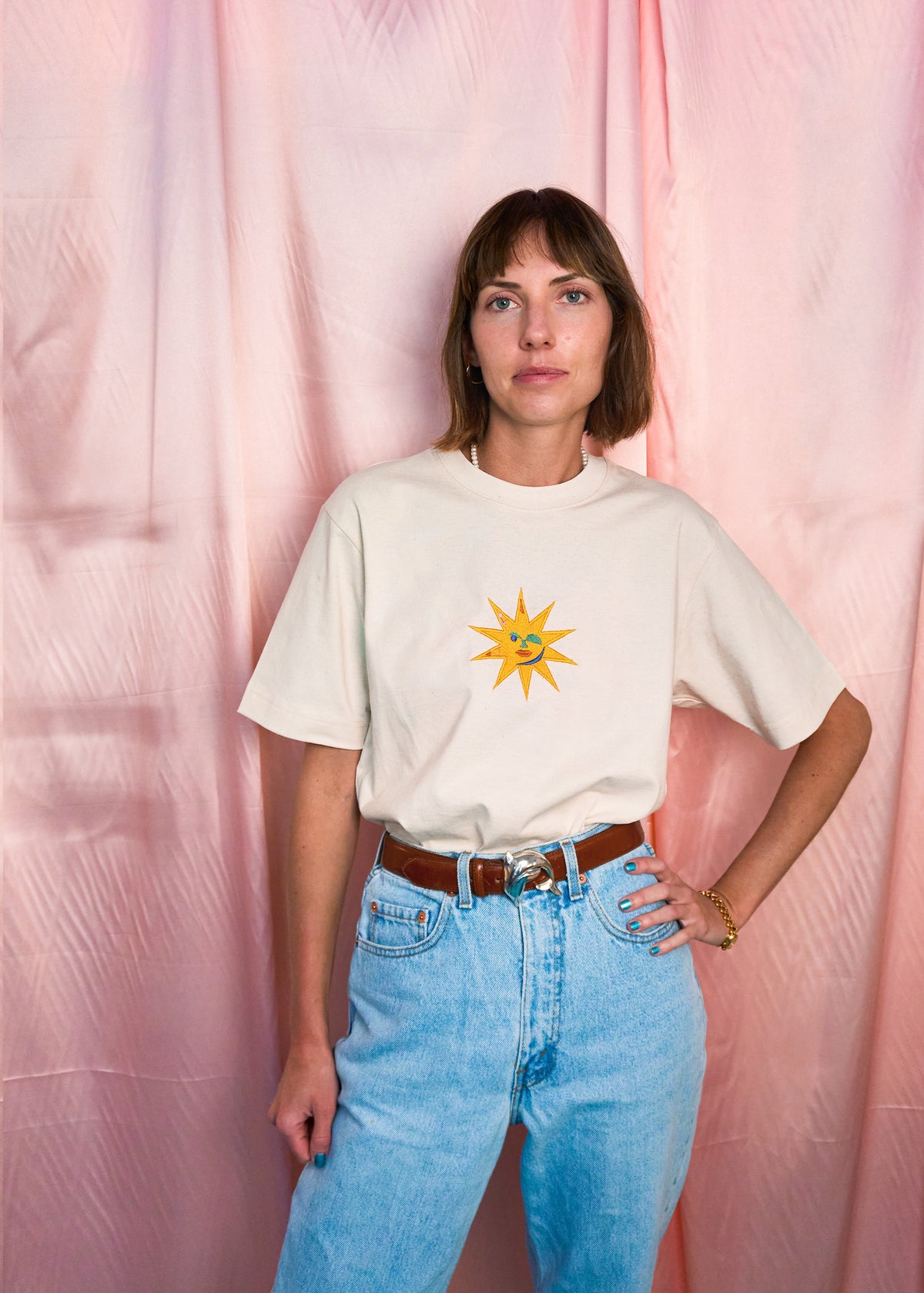 T-shirt 'Chubster' słoneczny